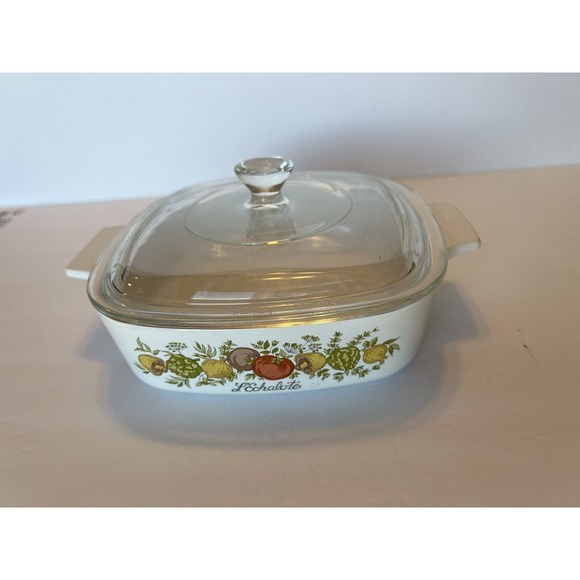 Spice Of Life 1 Qt Corningware With Lid‎ GUC - Picture 1 of 9